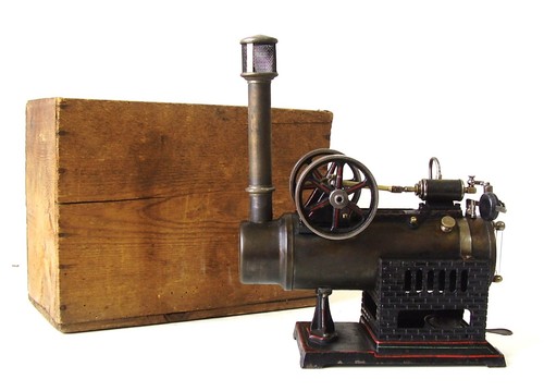 Antike dampfmaschine doll - antike, in
