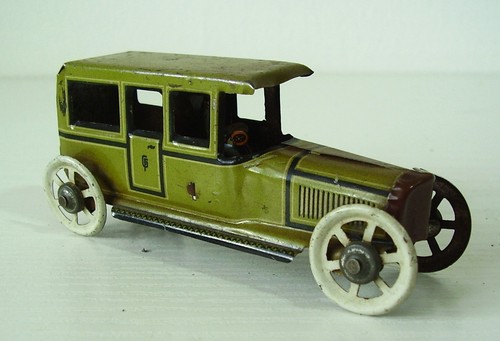 Antikes blech auto penny toy - antikes,