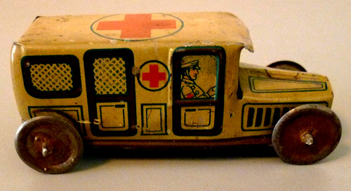 BLECH-KRANKENWAGEN.GEBR.EINFAL