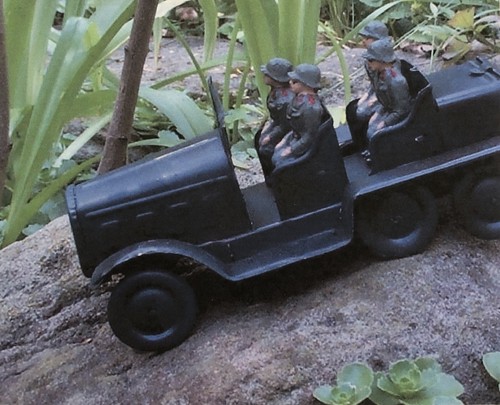 Altes blechauto militär - altes,