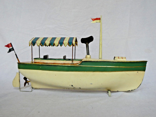 Antikes blech schiff yacht - -,